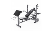 Скамья со стойками под штангу DFC GYRONETICS GN008 с партой для бицепса