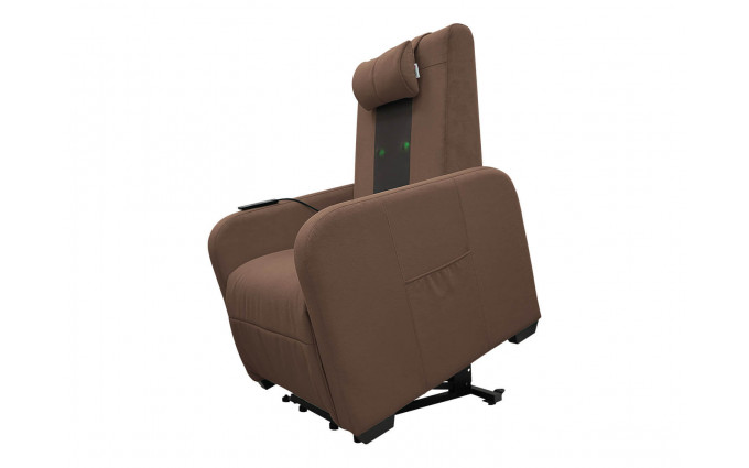 Массажное кресло реклайнер с подъемом FUJIMO SYNERGY LIFT FULL LOUNGER F3005 FLFL Терра (Sakura 20)