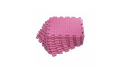 Коврик-пазл UNIX Fit влагостойкий для йоги и фитнеса, 30 х 30 х 1 см, розовый, 24 шт. Коврик-пазл UNIX Fit влагостойкий для йоги и фитнеса, 30 х 30 х 1 см, розовый, 24 шт.